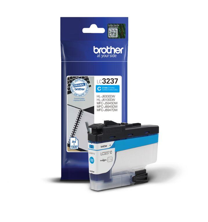 Original Brother LC3237C Cyan Ink Cartridge