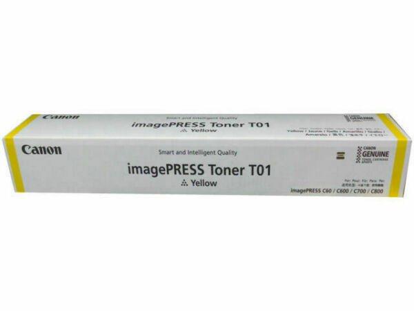 Original Canon 8069B001AA C600I/700/800 Yellow Toner T01