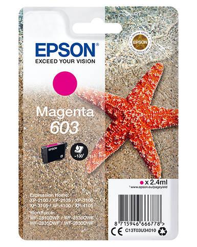 Original Epson 603 Magenta Original Ink Cartridge C13T03U34010