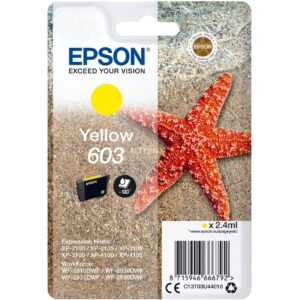Original Epson 603 Yellow Original Ink Cartridge C13T03U44010