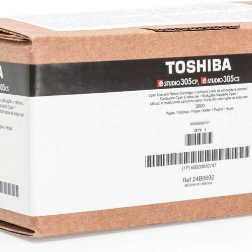 Original Toshiba 6B000000747 (T-305PC-R) Cyan 3000 Pages Original Toner