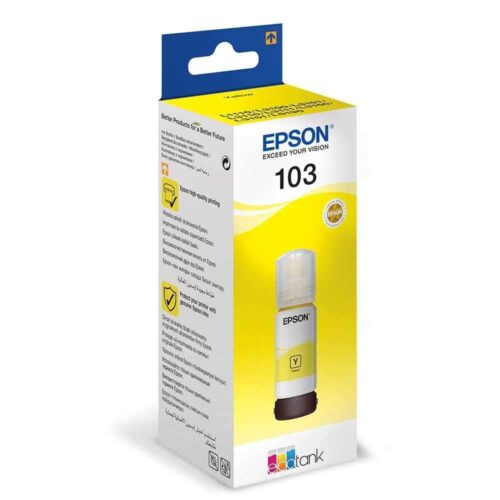 Original Epson C13T06B440 (113) Ink Bottle Yellow 6k Pages 70ml