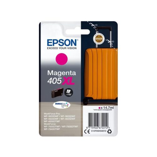 Original Epson 405XL High Capacity Magenta Ink Cartridge C13T05H34010