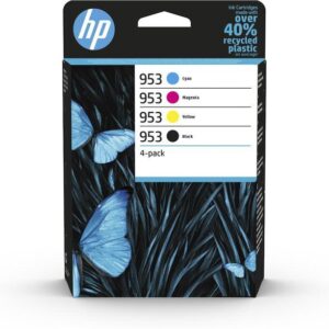 Original HP 953 4 Colour CMYK Original Ink Cartridge Multipack 6ZC69AE
