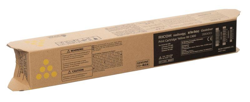 Original Ricoh 842377 / 842608 IMC400 Yellow Toner