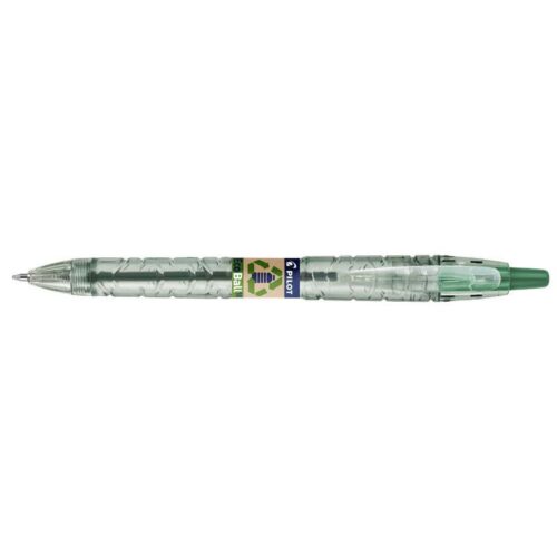 Pilot B2P Ecoball Ballpoint Pen BEGREEN Medium Green 1.0mm (10)