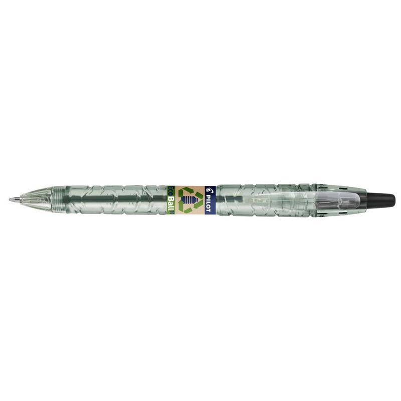 Pilot B2P Ecoball Ballpoint Pen BEGREEN Medium Black 1.0mm (10)