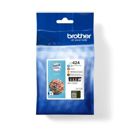 Original Brother LC424VAL Ink Cartridge Multi Pack BKCMY 4x750 Pages