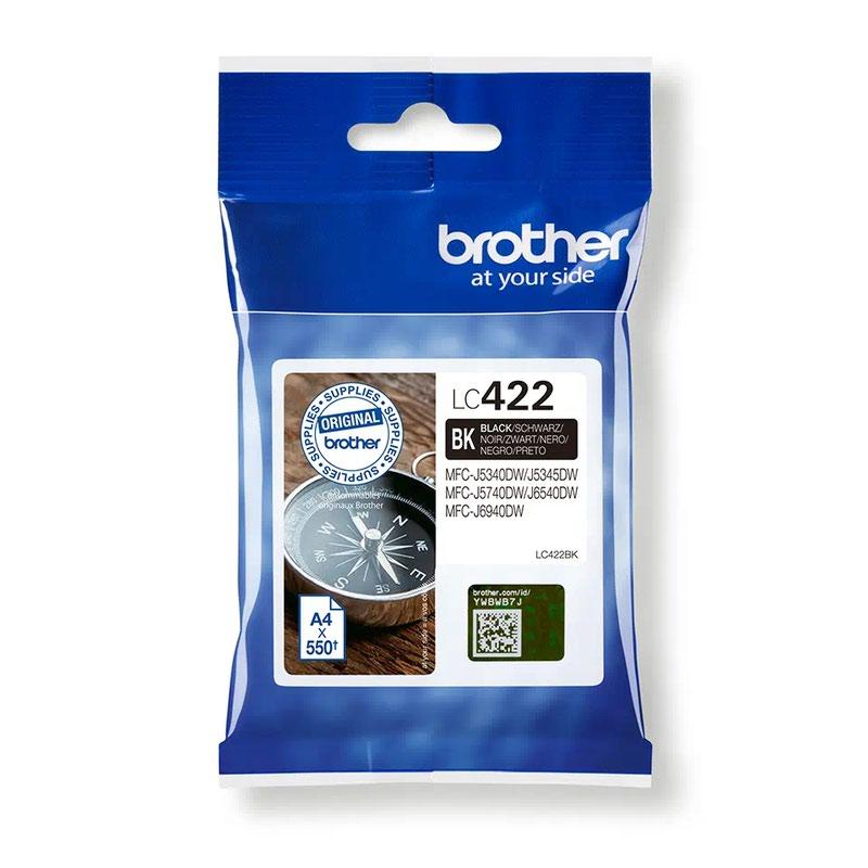 Original Brother LC422BK Black Ink Cartridge