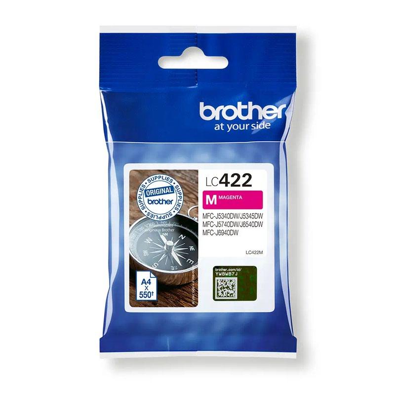 Original Brother LC422M Magenta Ink Cartridge