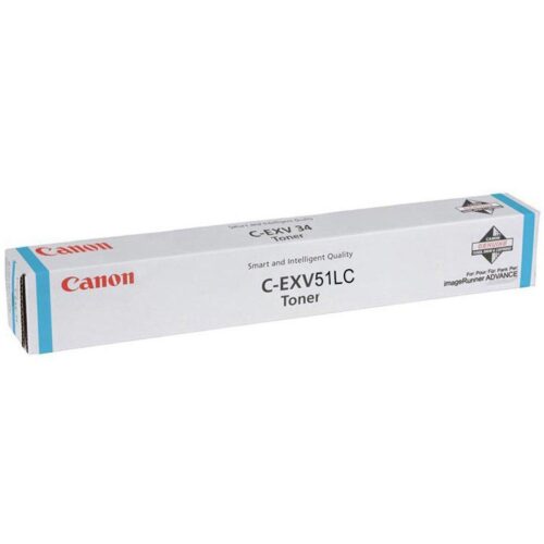 Original Canon 0485C002AA IRADV C55XX 26K Cyan Toner CEXV51L
