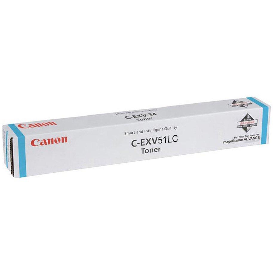 Original Canon 0485C002AA IRADV C55XX 26K Cyan Toner CEXV51L