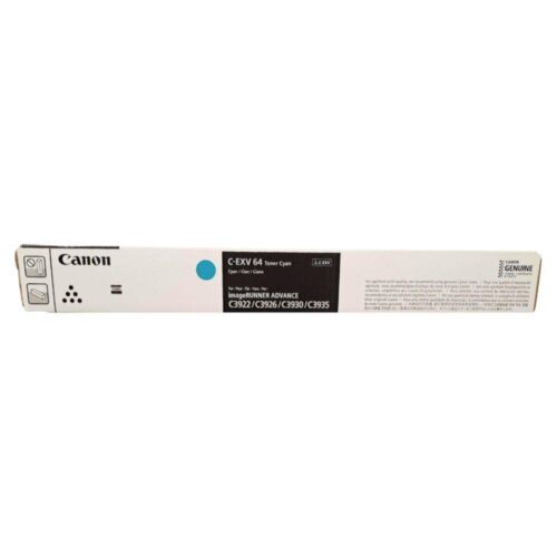 Original Canon 5754C002 C-EXV64 Toner Cartridge Cyan 60k