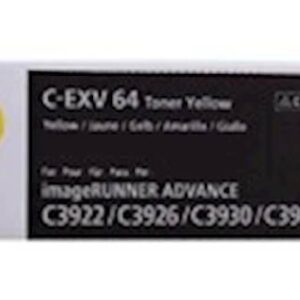 Original Canon 5756C002 C-EXV64 Toner Cartridge Yellow 60k
