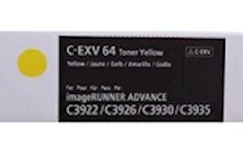 Original Canon 5756C002 C-EXV64 Toner Cartridge Yellow 60k