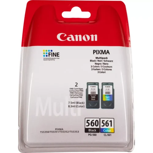 Original Canon PG-560/CL-561 Original Multipack Ink Cartridges & Photo Paper (3713C008)