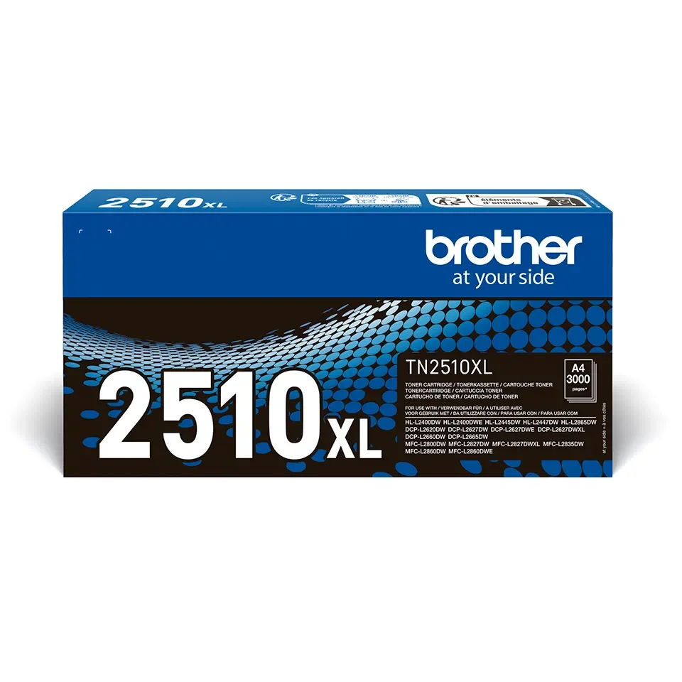 Original Brother TN2510XL Black 3000 Pages Original Toner