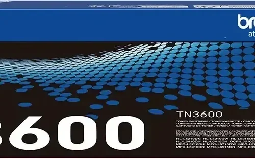 Original Brother TN3600 Black Toner Cartridge - 3000 pages