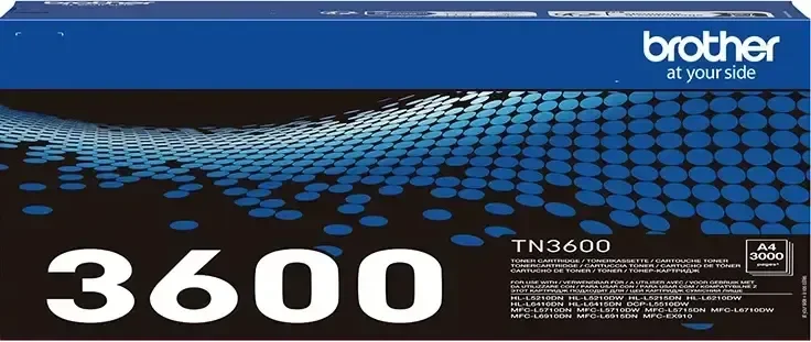 Original Brother TN3600 Black Toner Cartridge - 3000 pages