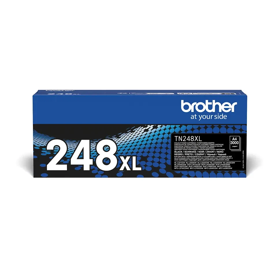 Original Brother TN248XLBK Black Original High Capacity Toner Cartridge