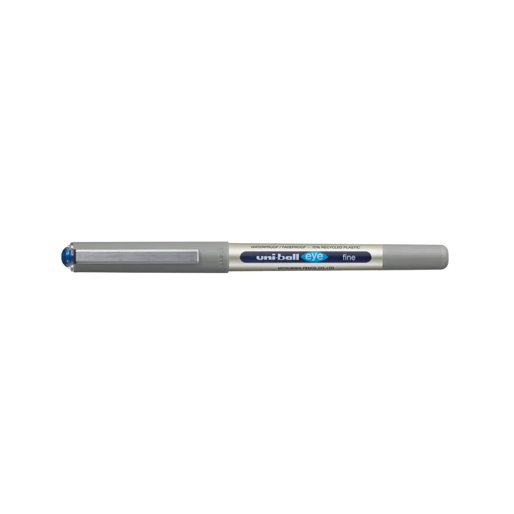 Uni-ball UB-157 Liquid Ink Rollerball Blue Pack of 12