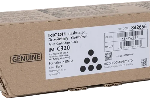 Original Ricoh 842656 IMC320 Black Toner 16K pages