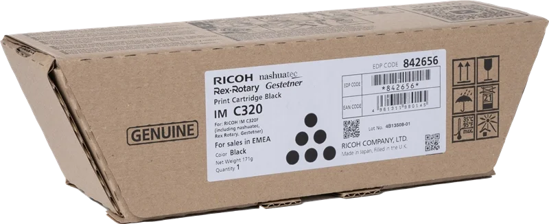 Original Ricoh 842656 IMC320 Black Toner 16K pages