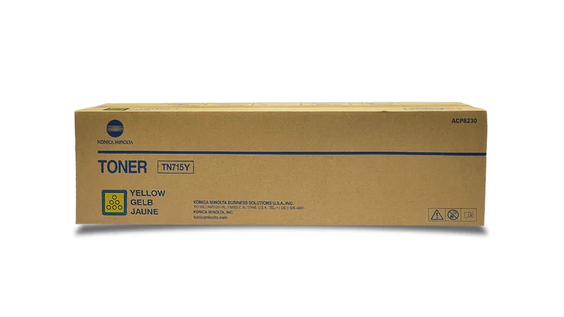 Original Konica Minolta ACP8230 TN715Y Yellow Toner