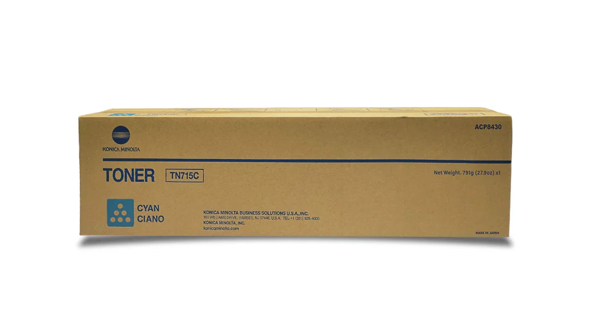 Original Konica Minolta ACP8430 TN715C Cyan Toner