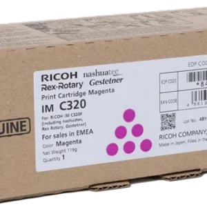 Original Ricoh 842642 IMC320 Magenta Toner 10K pages
