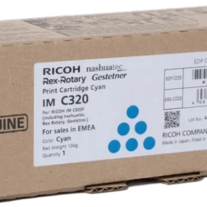 Original Ricoh 842657 IMC320 Cyan Toner 10K pages