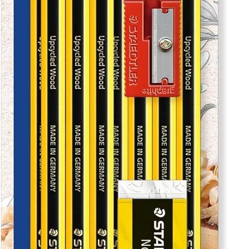 STAEDTLER Noris 10 Pencil + Eraser + Sharpener