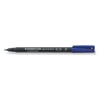 STAEDTLER Lumocolour Pen Permanent Fine Blue PK10
