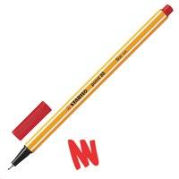 Stabilo Point 88 Fineliner Red - Pack of 10