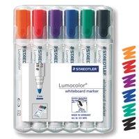 STAEDTLER Lumocolour 351 Drywipe Assorted PK6