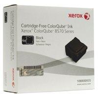 Original Xerox ColorQube 8570 / 8580 Black Solid Ink Sticks x 4 108R00935