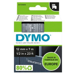 Original Dymo 45020 (S0720600) DirectLabel-etikettes white on transparent 12mm x 7m