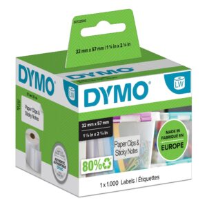 Original Dymo 11354/S0722540 DirectLabel-etikettes 57mm x32mm for Dymo 400 Duo/60mm