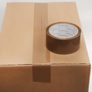 Pk 6 Buff BOPP Tape 48mm 132m 35mu TBP4813235