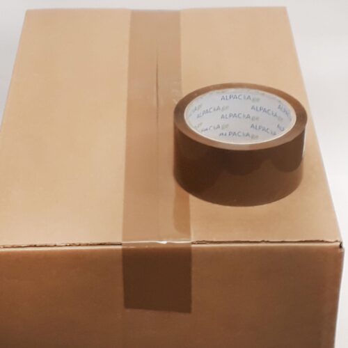 Pk 6 Buff BOPP Tape 48mm 132m 35mu TBP4813235