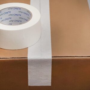 BOX of 72 Rolls Masking Tape 50mm 50m 140mu TMB5050140 - 12 Packs of 6 Per Box