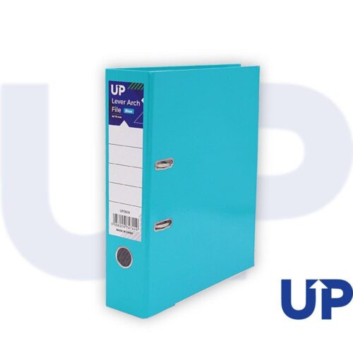 UP A4 70mm Lever Arch File - Blue (10) - Flat packed quick & easy to assemble