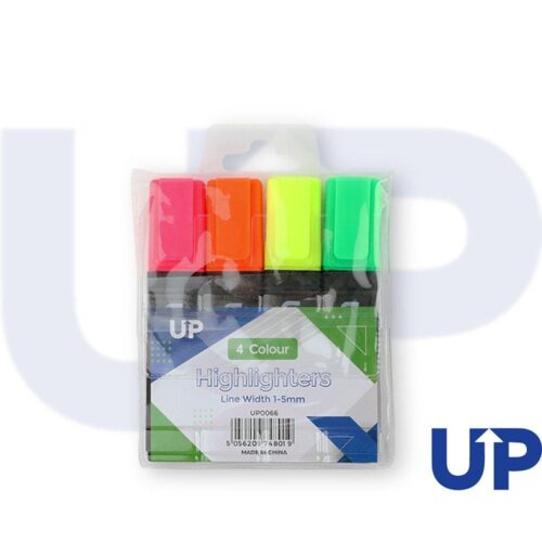 UP Highlighter Assorted Wallet (4)