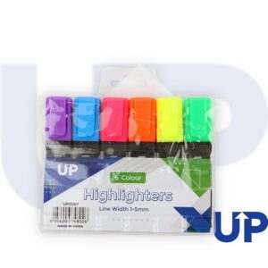 UP Highlighter Assorted Wallet (6)