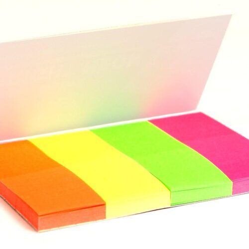 UP 20mm Neon 4 Colour Indexes (200)