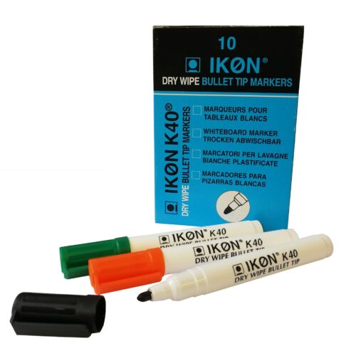 UP Dry Wipe Marker Bullet Tip Assorted (10)