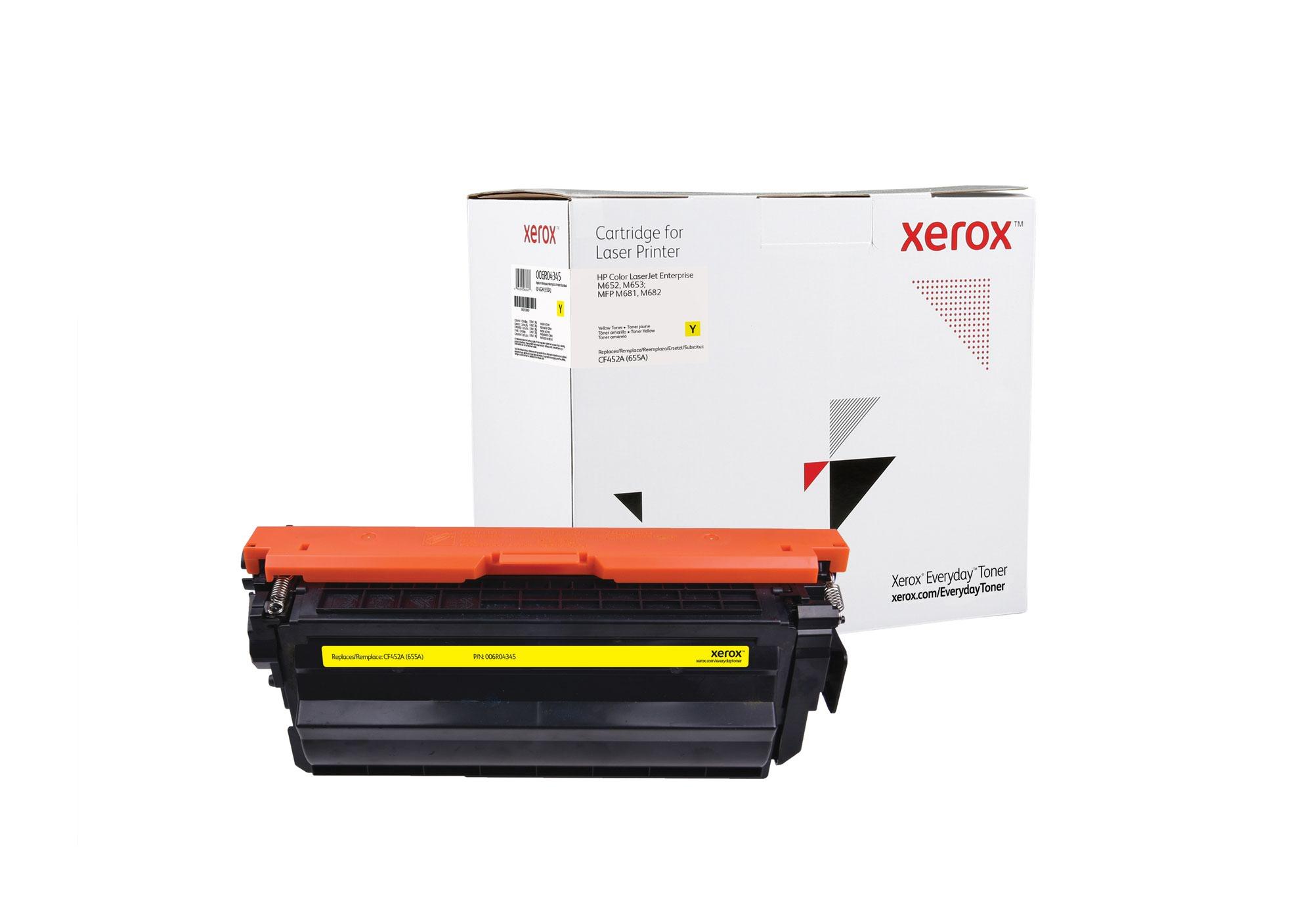 Xerox Everyday Reman For HP CF452A 655A Yellow Laser Toner 006R04345
