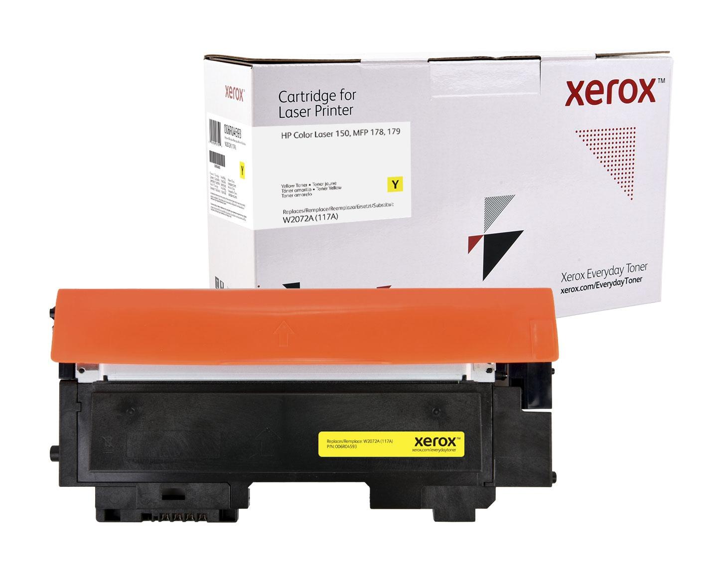 Xerox Everyday Toner For HP W2072A 117A Yellow Laser Toner 006R04593