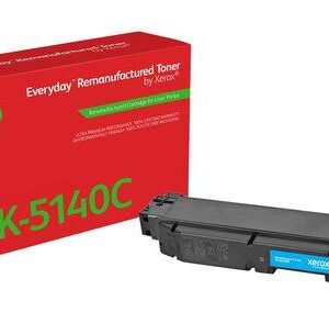Xerox Everyday Reman For Kyocera TK5140C Cyan Laser Toner 006R04800