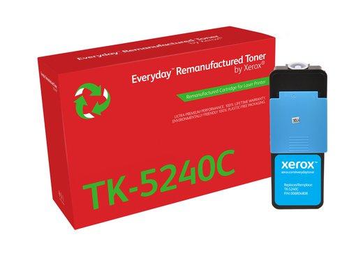 Xerox Everyday Reman For Kyocera TK5240C Cyan Laser Toner 006R04808